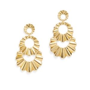 kate spade new york 
Scrunched Scallop Earrings